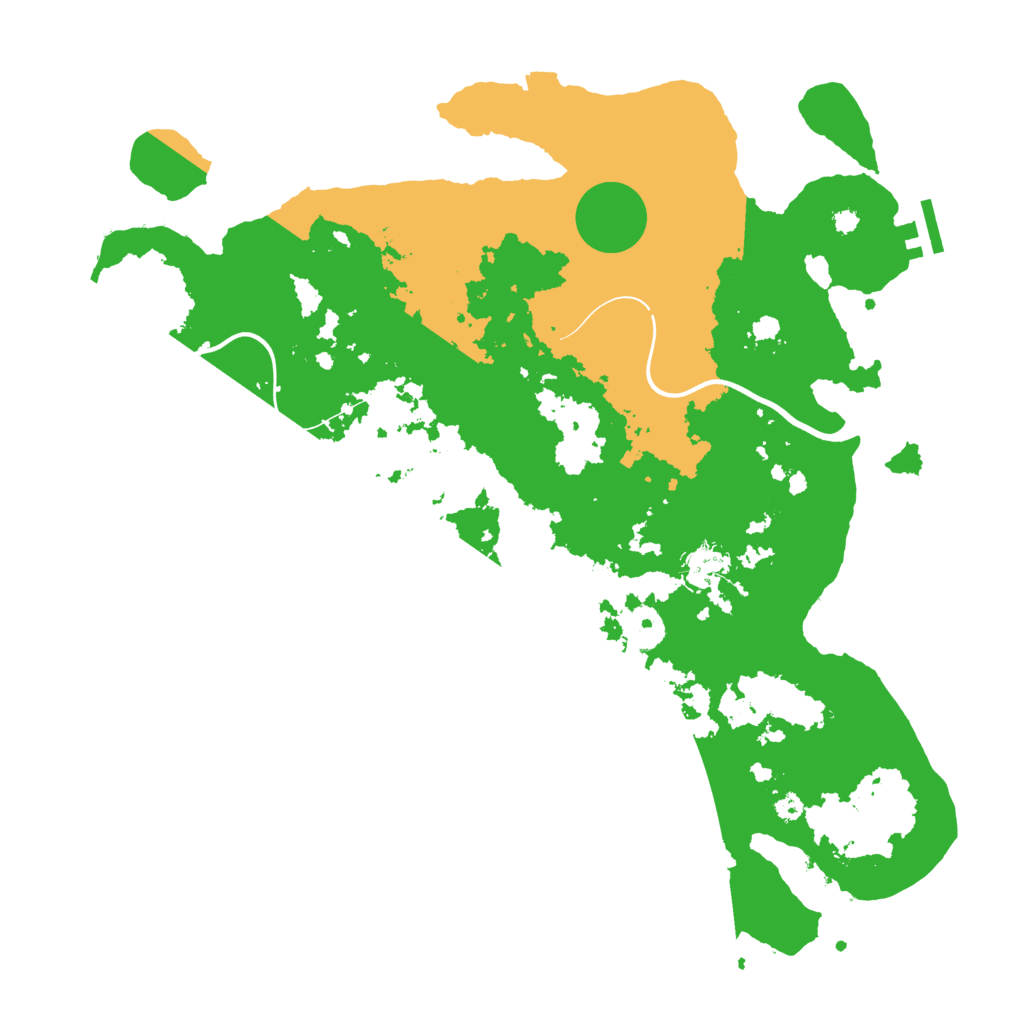 Biome Rust Map: Procedural Map, Size: 3800, Seed: 3493630