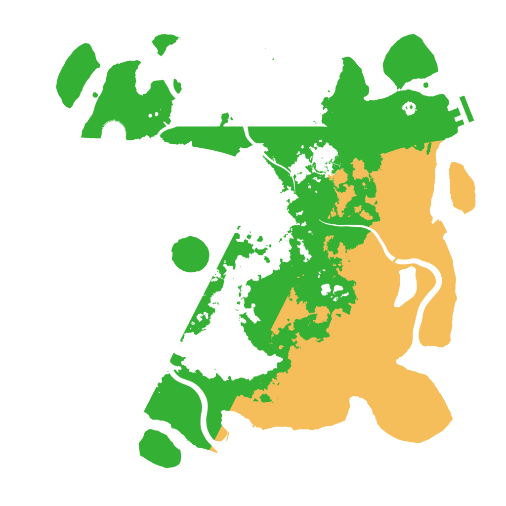 Biome Rust Map: Procedural Map, Size: 3800, Seed: 5625348