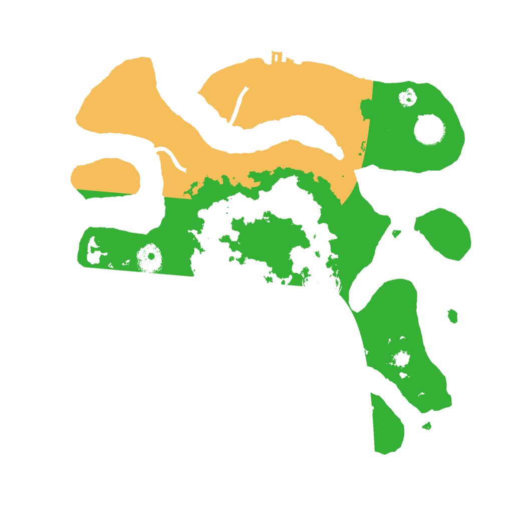 Biome Rust Map: Procedural Map, Size: 3000, Seed: 16692