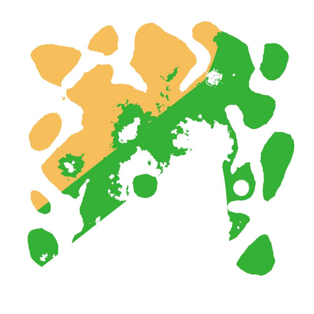 Biome Rust Map: Barren, Size: 3500, Seed: 5885078