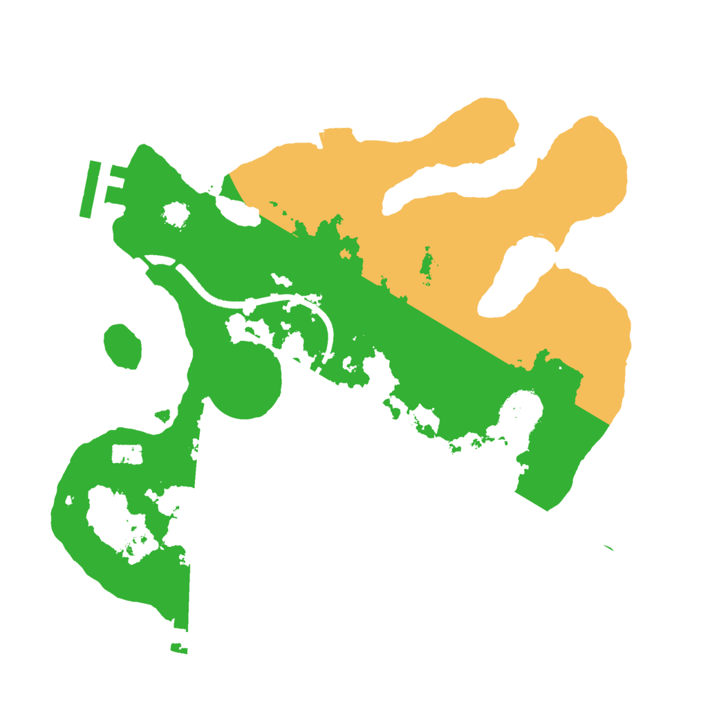 Biome Rust Map: Procedural Map, Size: 2500, Seed: 1640040009