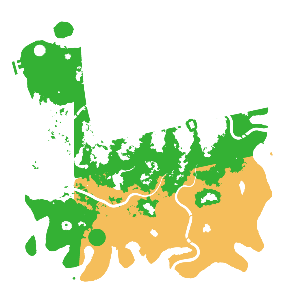 Biome Rust Map: Procedural Map, Size: 4500, Seed: 20002106