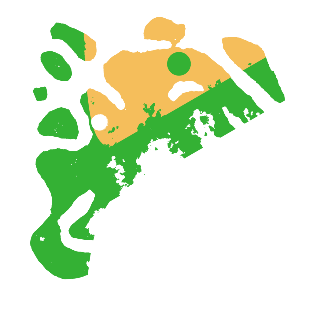 Biome Rust Map: Barren, Size: 3500, Seed: 1730116