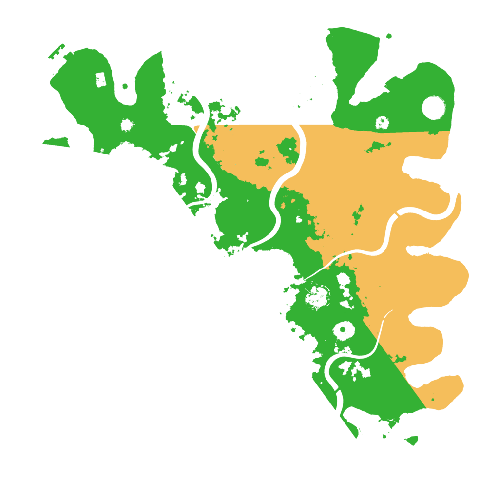 Biome Rust Map: Procedural Map, Size: 3750, Seed: 220303007
