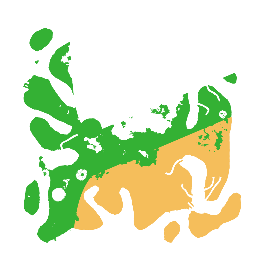 Biome Rust Map: Procedural Map, Size: 3500, Seed: 6120771