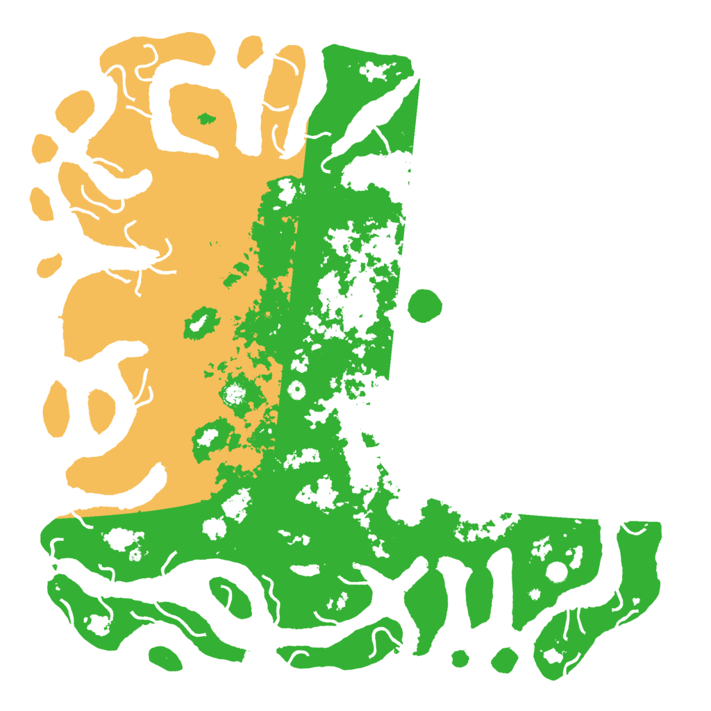 Biome Rust Map: Procedural Map, Size: 6000, Seed: 88758123