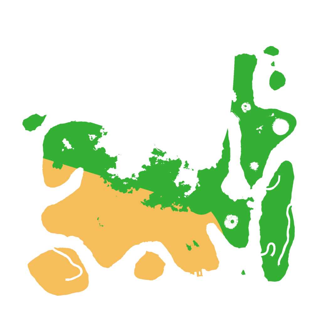 Biome Rust Map: Procedural Map, Size: 3500, Seed: 1591585