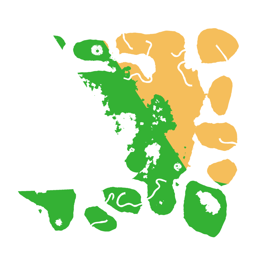Biome Rust Map: Procedural Map, Size: 3500, Seed: 3698598