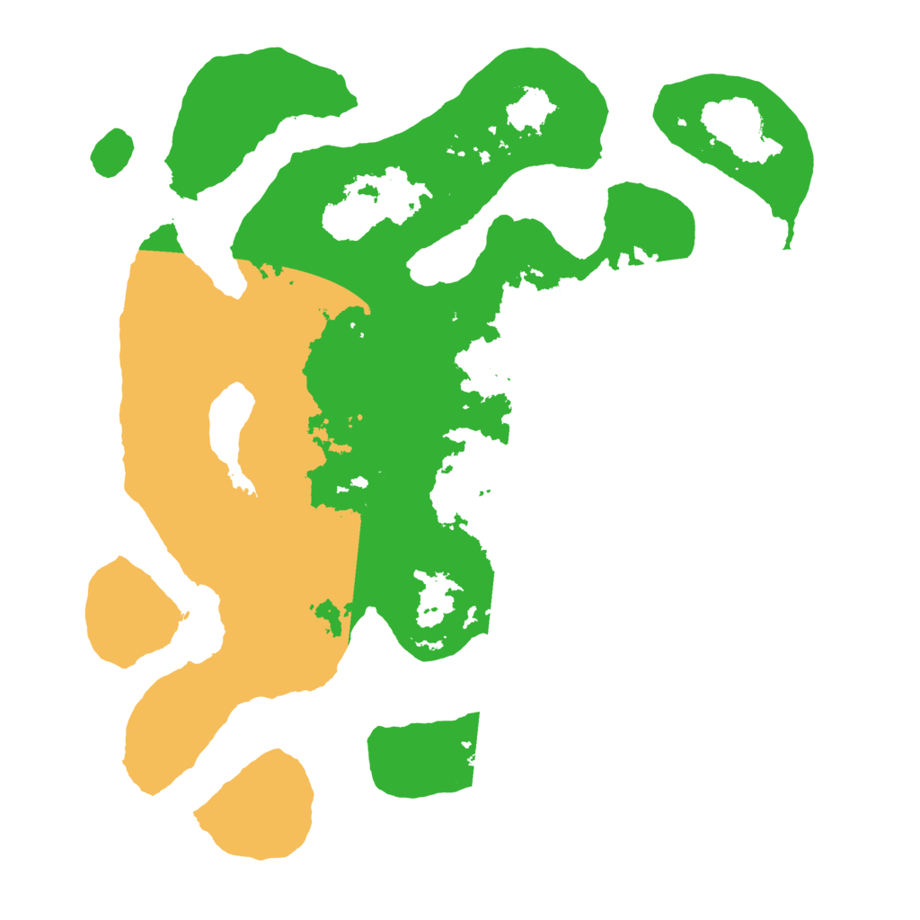 Biome Rust Map: Barren, Size: 3500, Seed: 1345766