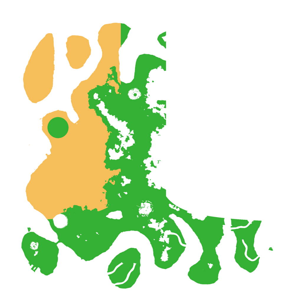 Biome Rust Map: Procedural Map, Size: 3800, Seed: 5041448