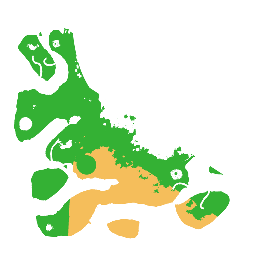 Biome Rust Map: Procedural Map, Size: 3500, Seed: 3953840