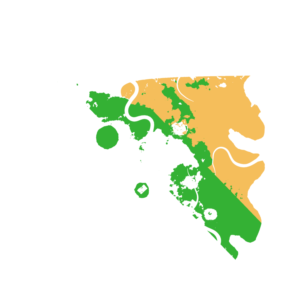 Biome Rust Map: Procedural Map, Size: 3500, Seed: 6281782