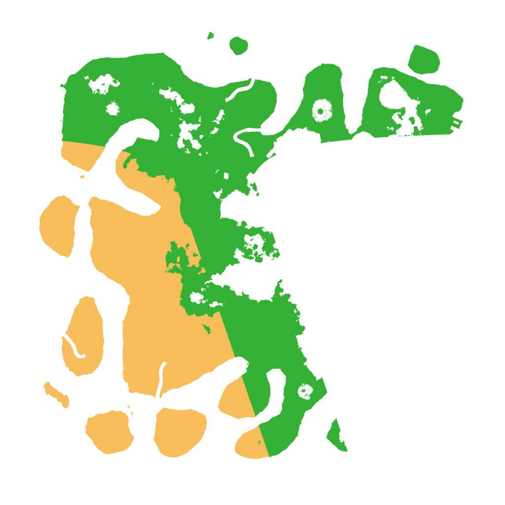 Biome Rust Map: Procedural Map, Size: 3500, Seed: 3219453