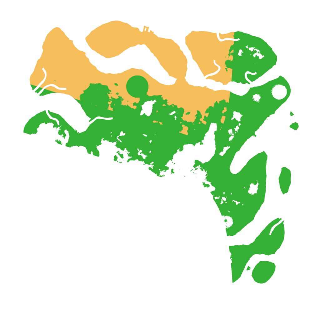 Biome Rust Map: Procedural Map, Size: 3800, Seed: 2525969