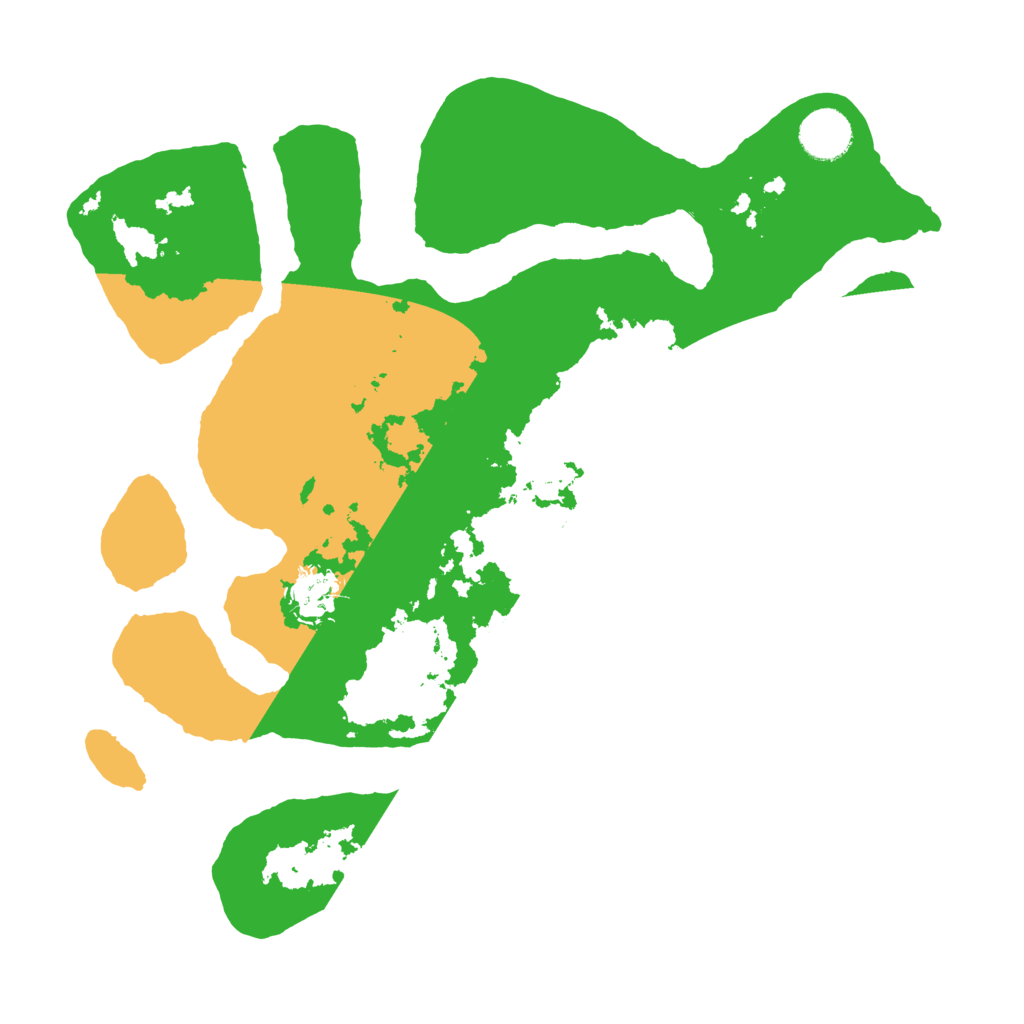 Biome Rust Map: Barren, Size: 3500, Seed: 2395938