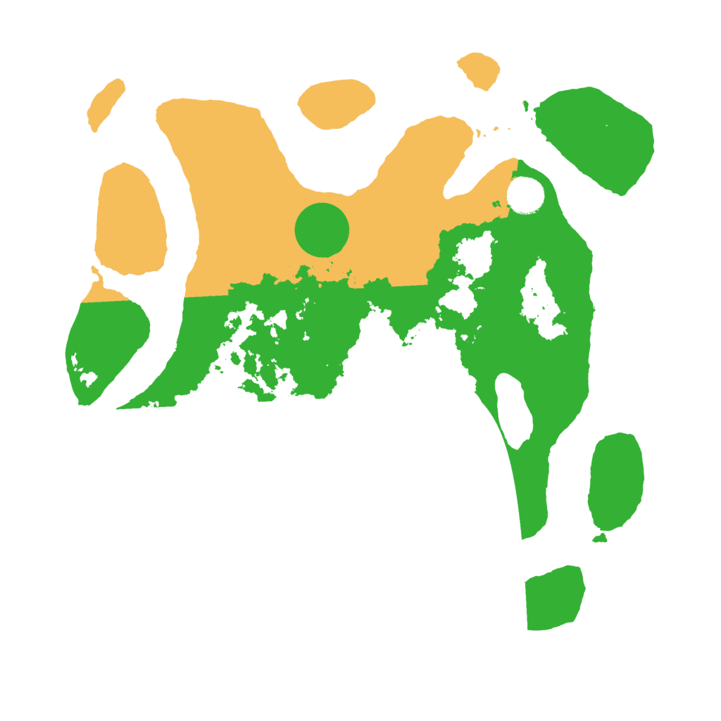 Biome Rust Map: Barren, Size: 3500, Seed: 4945542