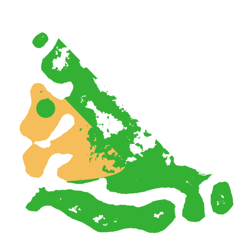 Biome Rust Map: Barren, Size: 3500, Seed: 4103887