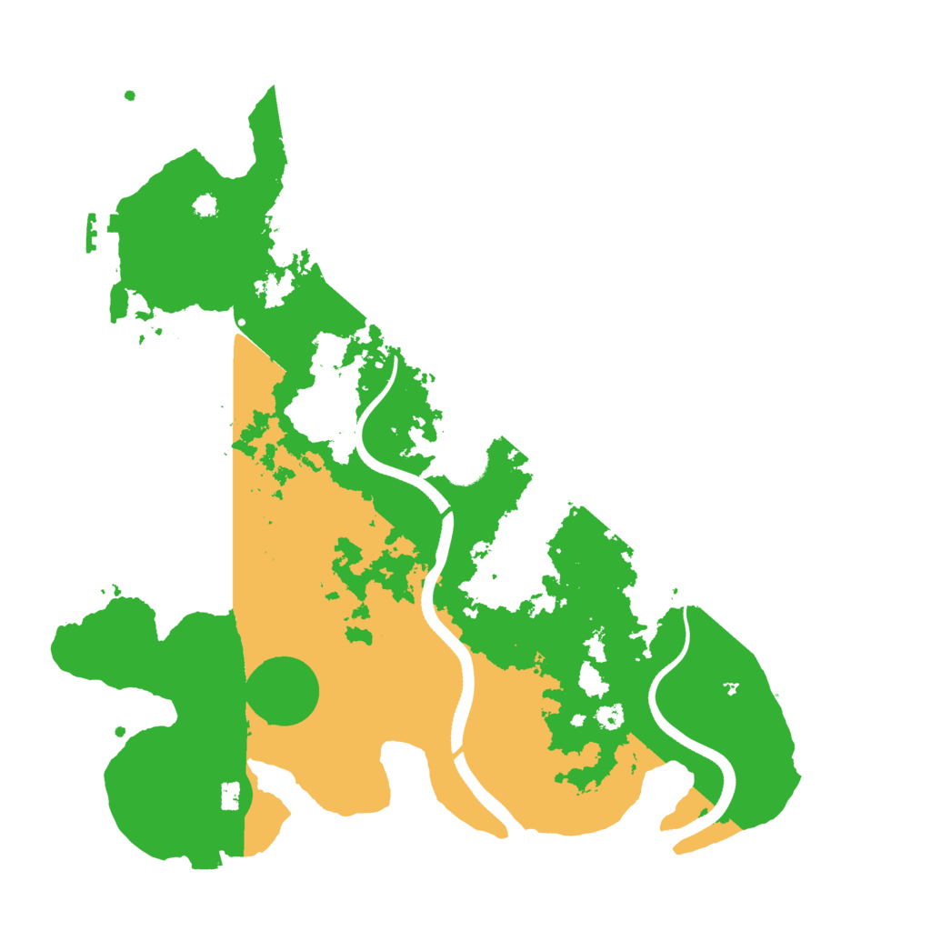 Biome Rust Map: Procedural Map, Size: 3550, Seed: 86898