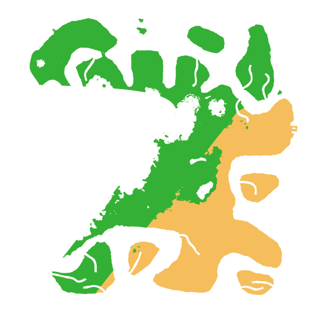 Biome Rust Map: Procedural Map, Size: 3500, Seed: 6100898