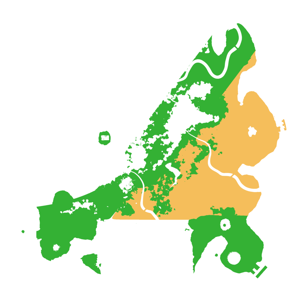 Biome Rust Map: Procedural Map, Size: 4000, Seed: 3421787