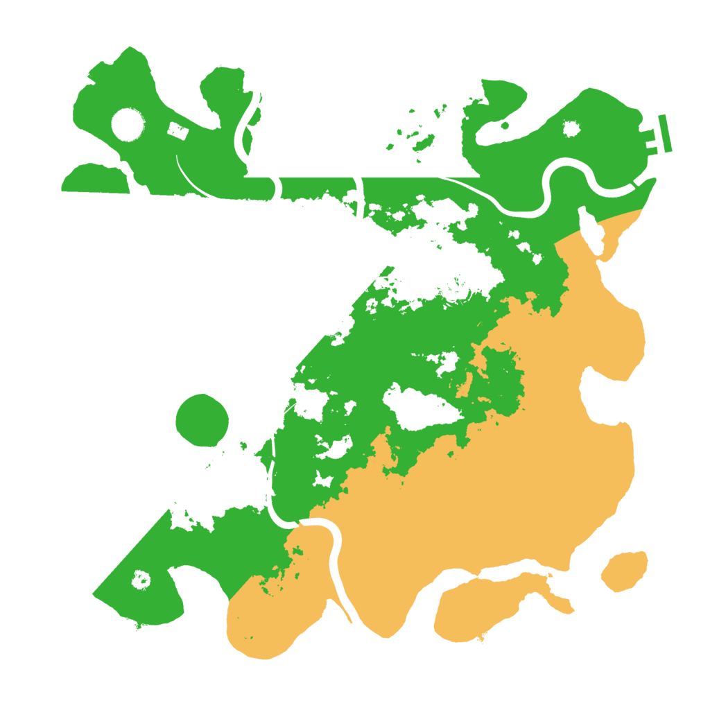 Biome Rust Map: Procedural Map, Size: 3800, Seed: 6115677