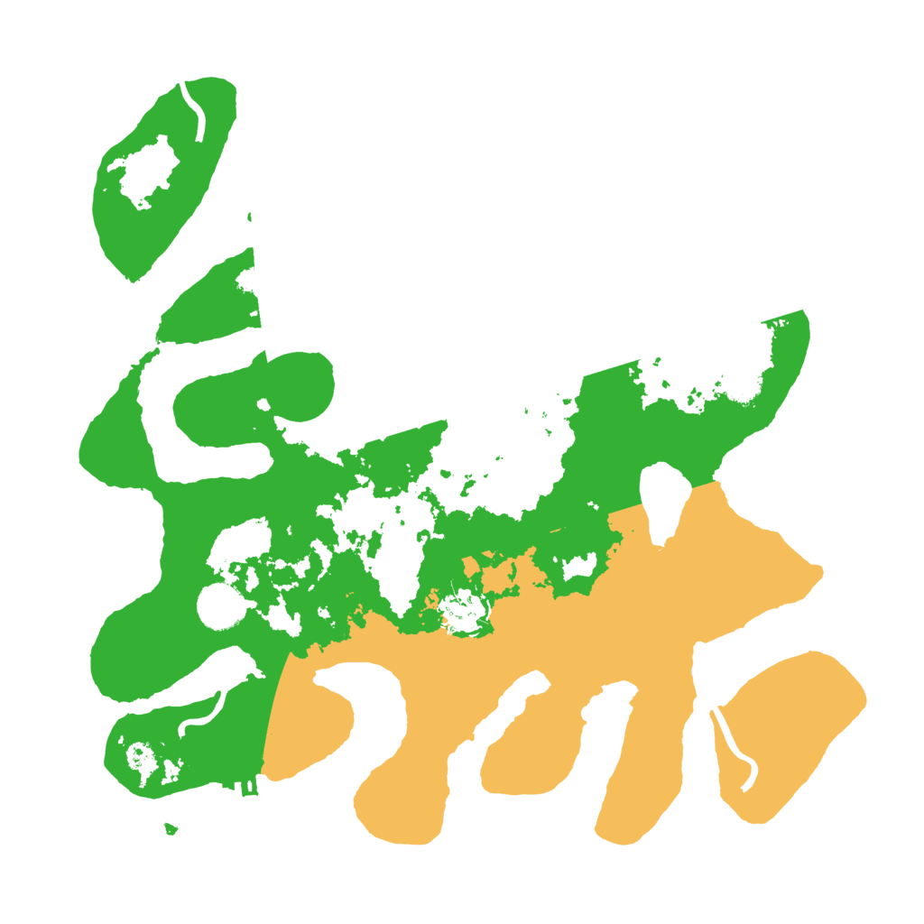 Biome Rust Map: Procedural Map, Size: 3500, Seed: 5379699