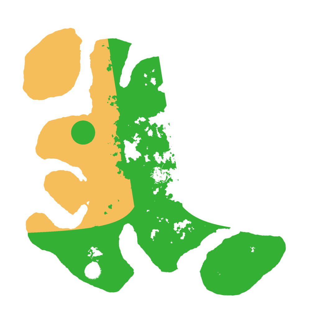 Biome Rust Map: Barren, Size: 3500, Seed: 893830