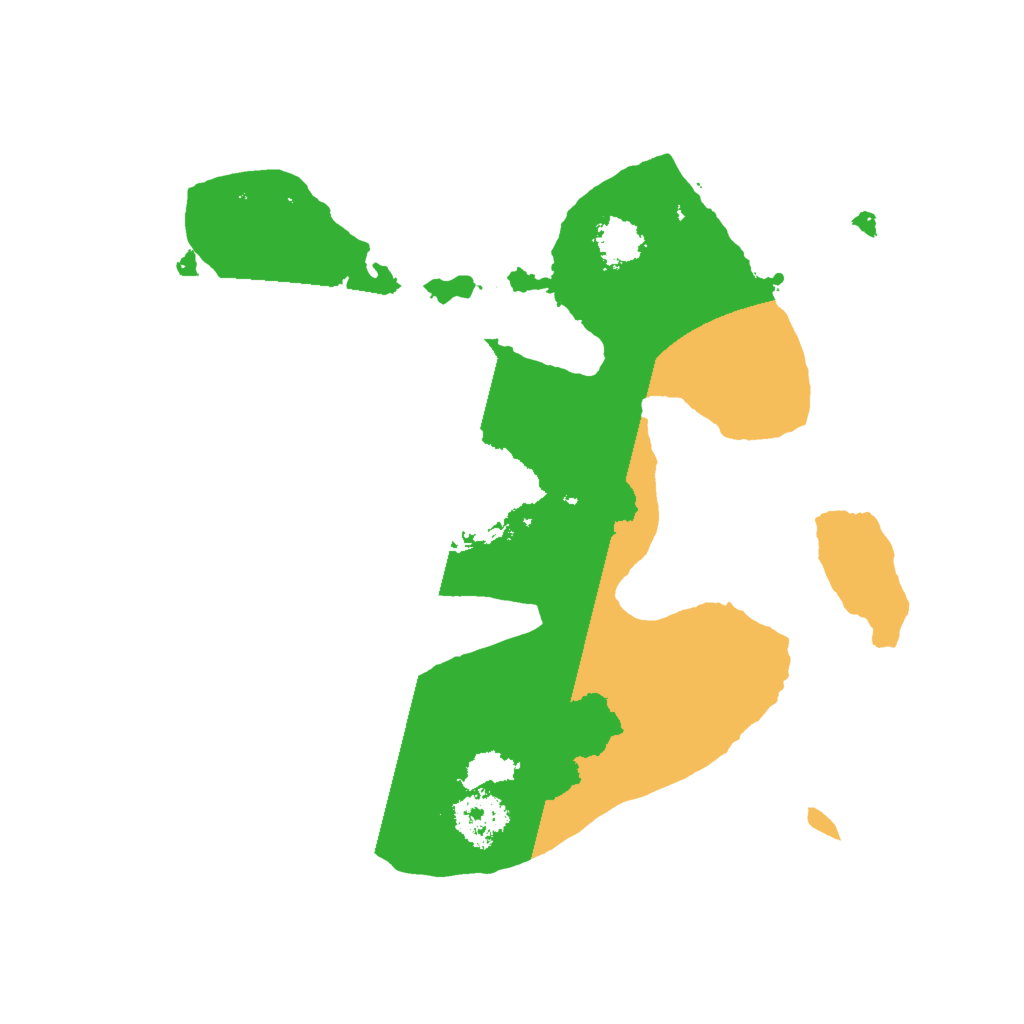 Biome Rust Map: Procedural Map, Size: 2000, Seed: 3336436