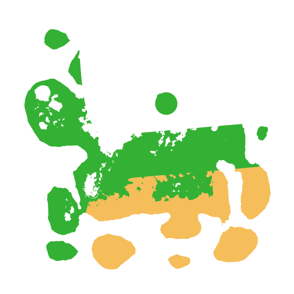 Biome Rust Map: Barren, Size: 3500, Seed: 4357439