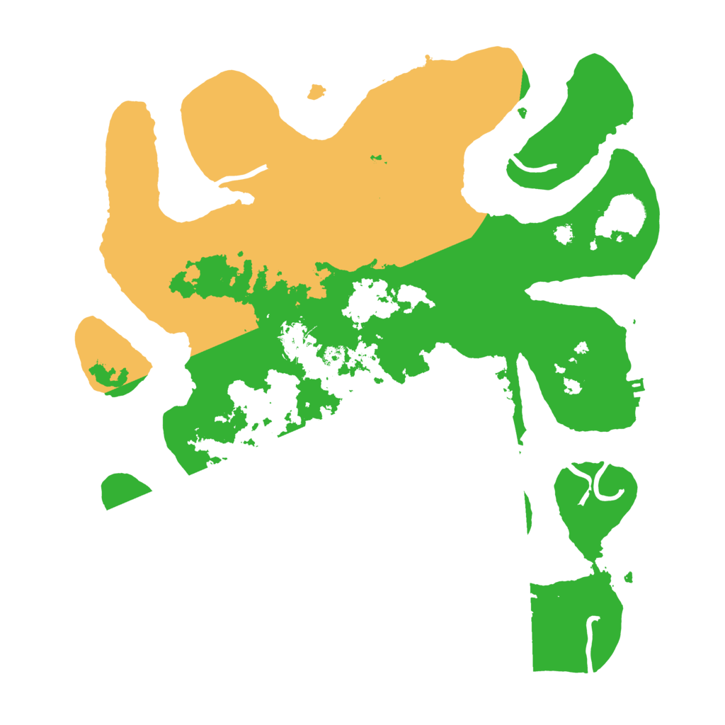 Biome Rust Map: Procedural Map, Size: 3500, Seed: 4650879