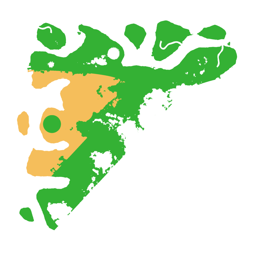 Biome Rust Map: Procedural Map, Size: 3850, Seed: 288352005