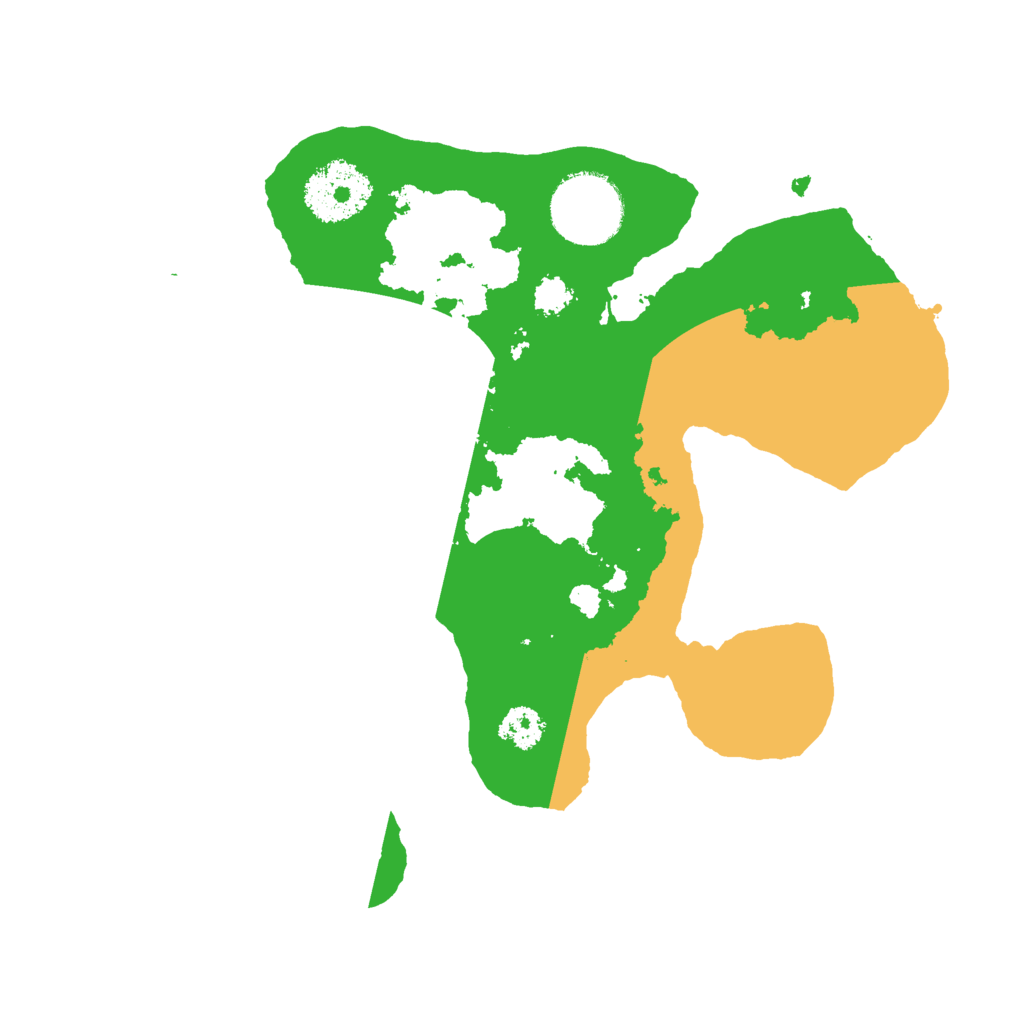 Biome Rust Map: Procedural Map, Size: 2500, Seed: 1000