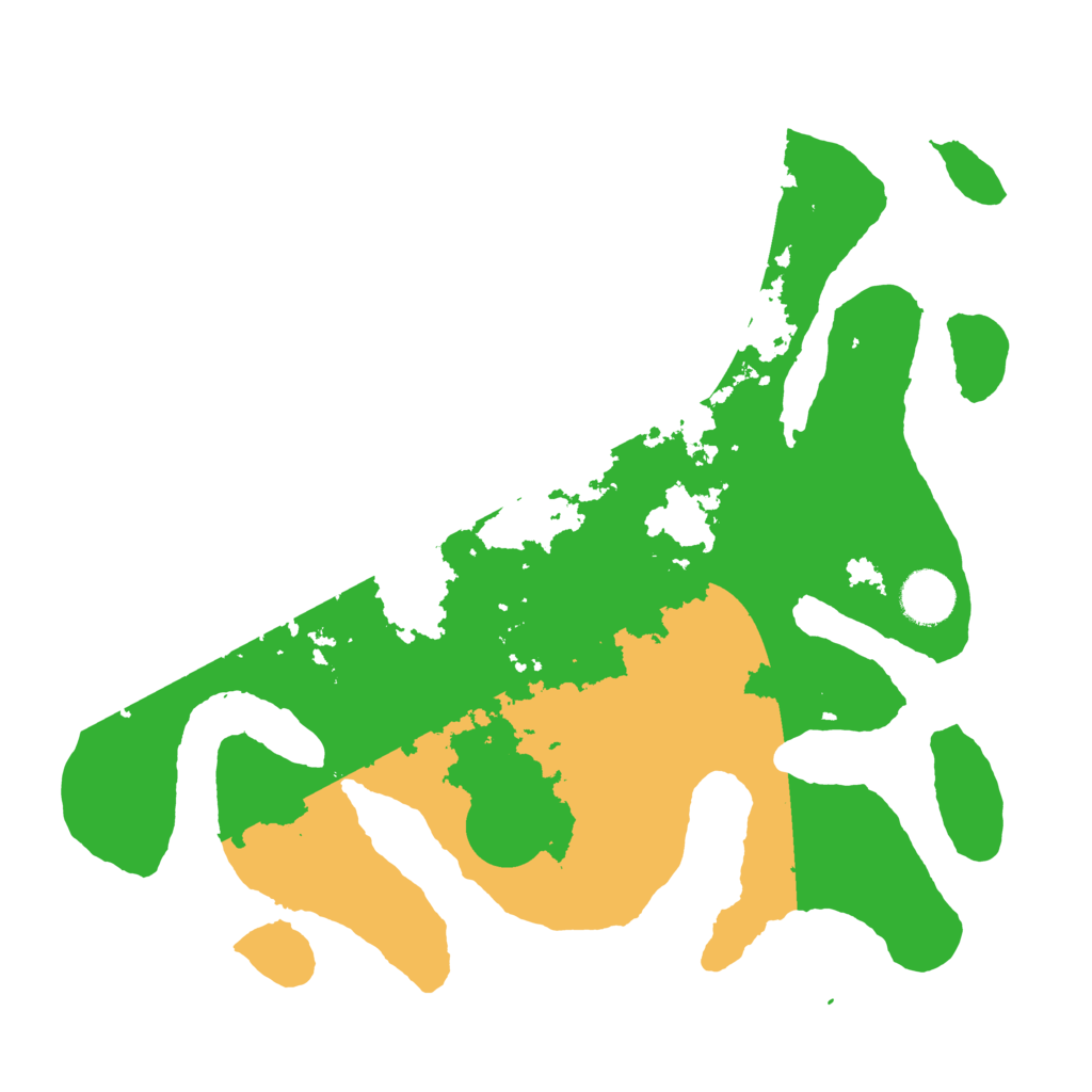 Biome Rust Map: Barren, Size: 3500, Seed: 105893