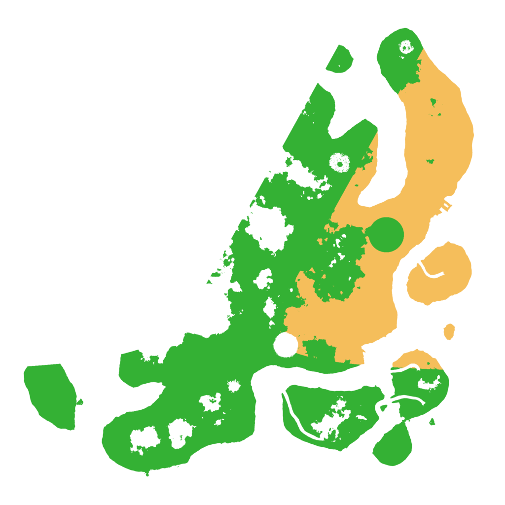 Biome Rust Map: Procedural Map, Size: 3800, Seed: 6096573