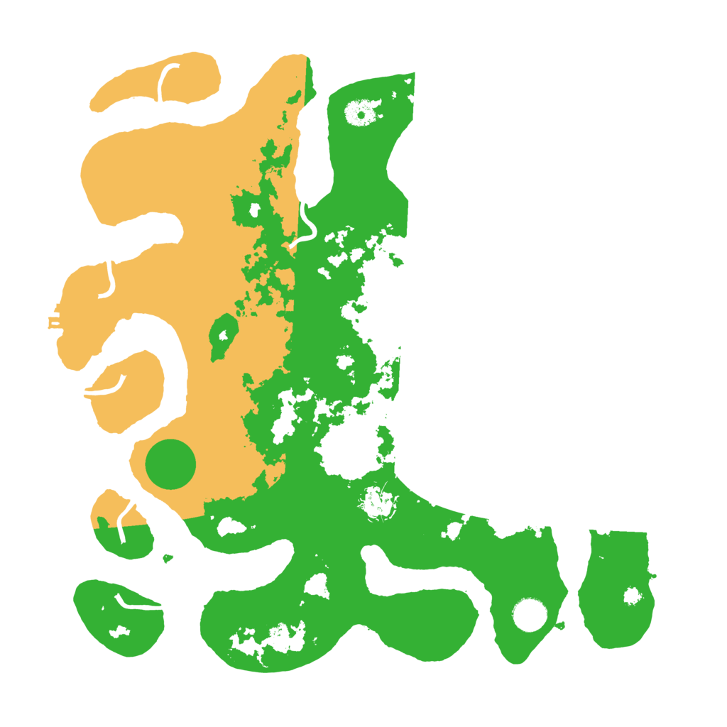 Biome Rust Map: Procedural Map, Size: 3800, Seed: 1642423