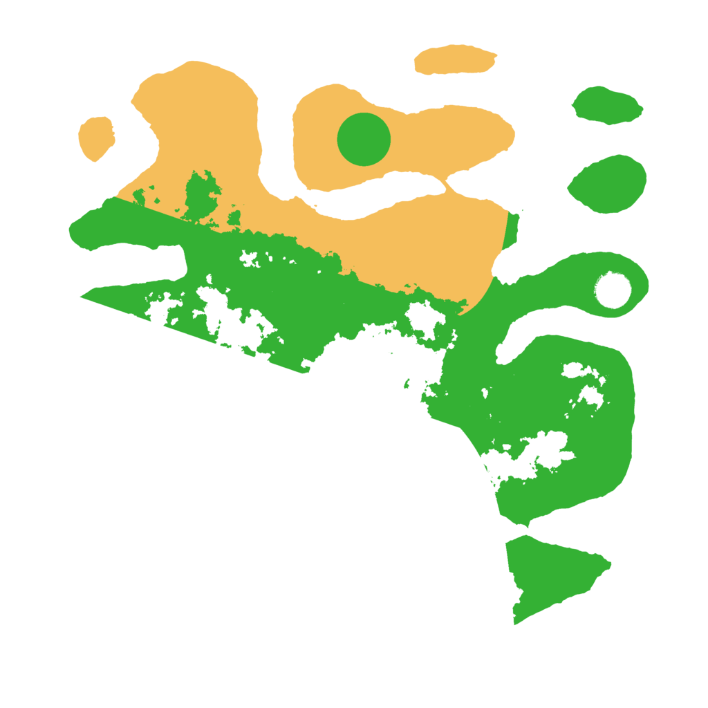 Biome Rust Map: Barren, Size: 3500, Seed: 3556799