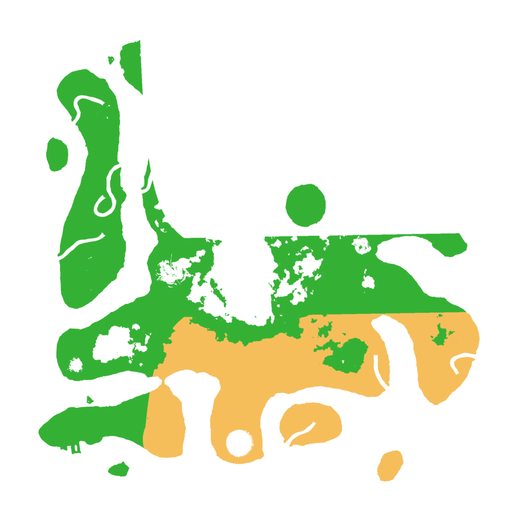 Biome Rust Map: Procedural Map, Size: 3500, Seed: 6243953