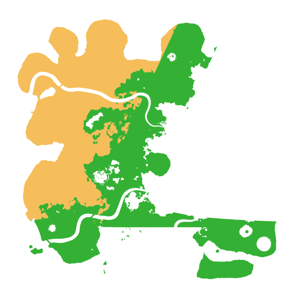 Biome Rust Map: Procedural Map, Size: 3700, Seed: 2774349