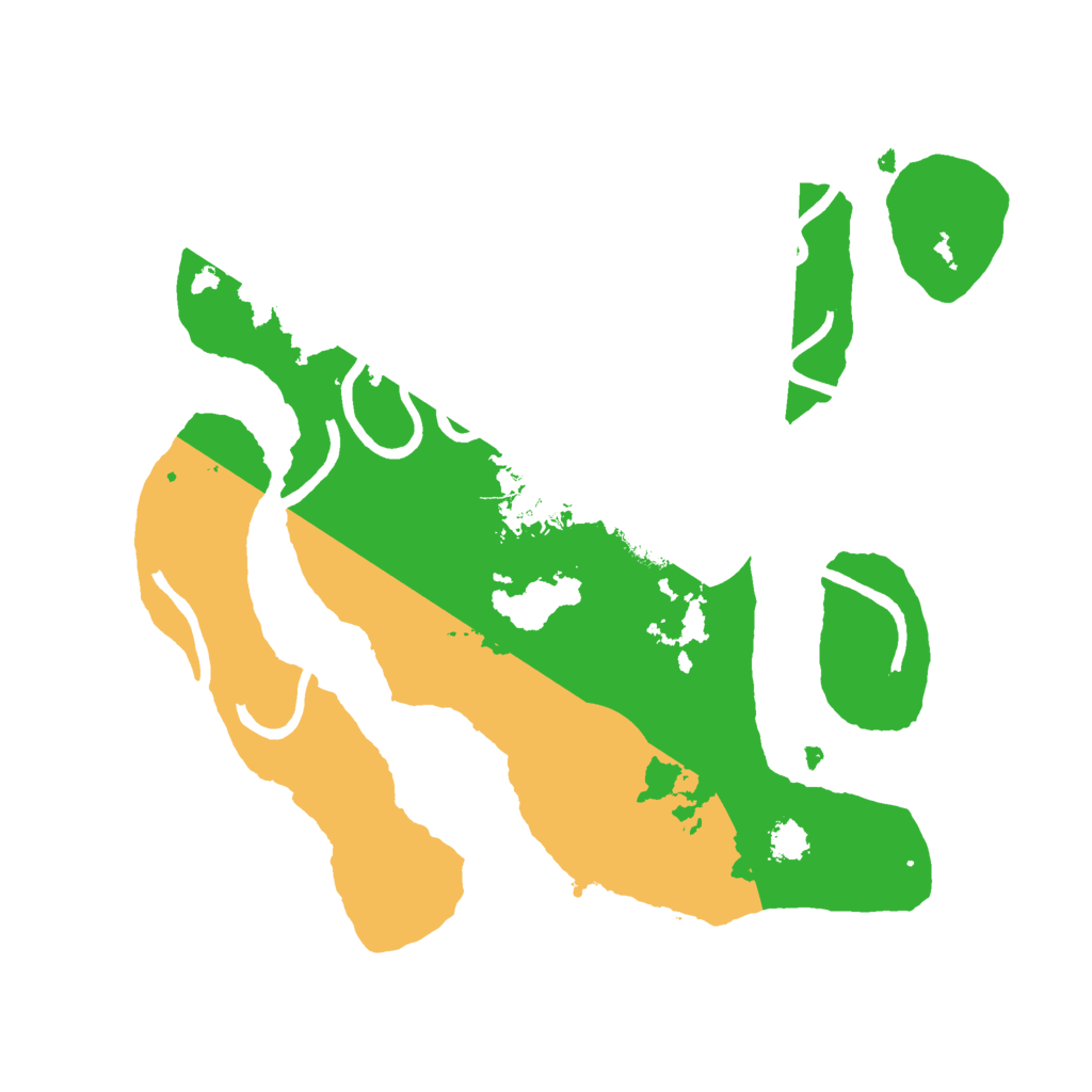 Biome Rust Map: Procedural Map, Size: 2500, Seed: 35684916