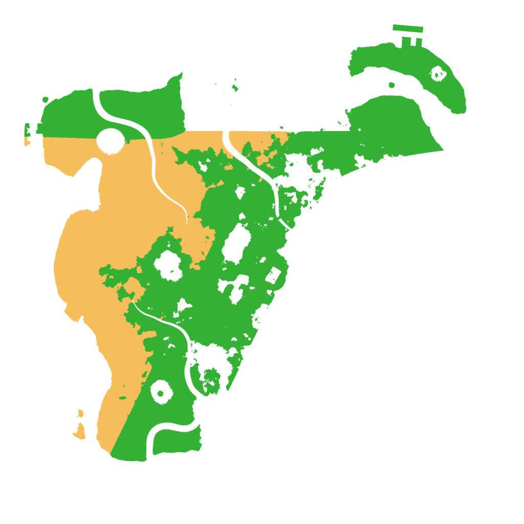 Biome Rust Map: Procedural Map, Size: 3500, Seed: 750916871