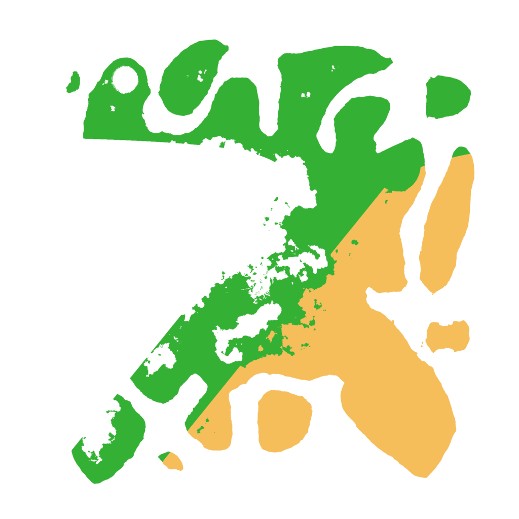 Biome Rust Map: Barren, Size: 3500, Seed: 2007410