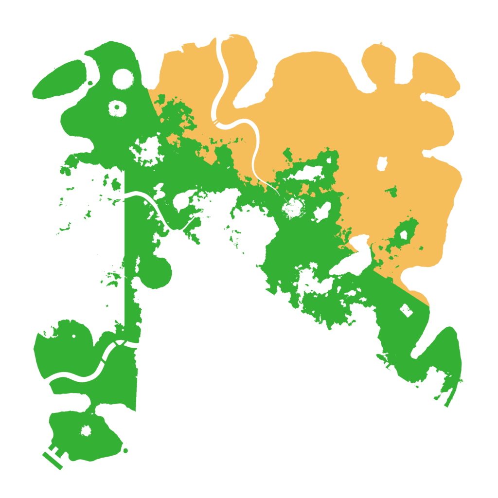 Biome Rust Map: Procedural Map, Size: 4250, Seed: 7538645