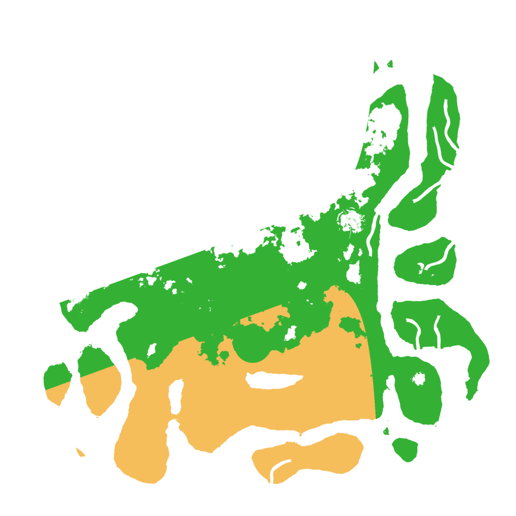 Biome Rust Map: Procedural Map, Size: 3700, Seed: 9528