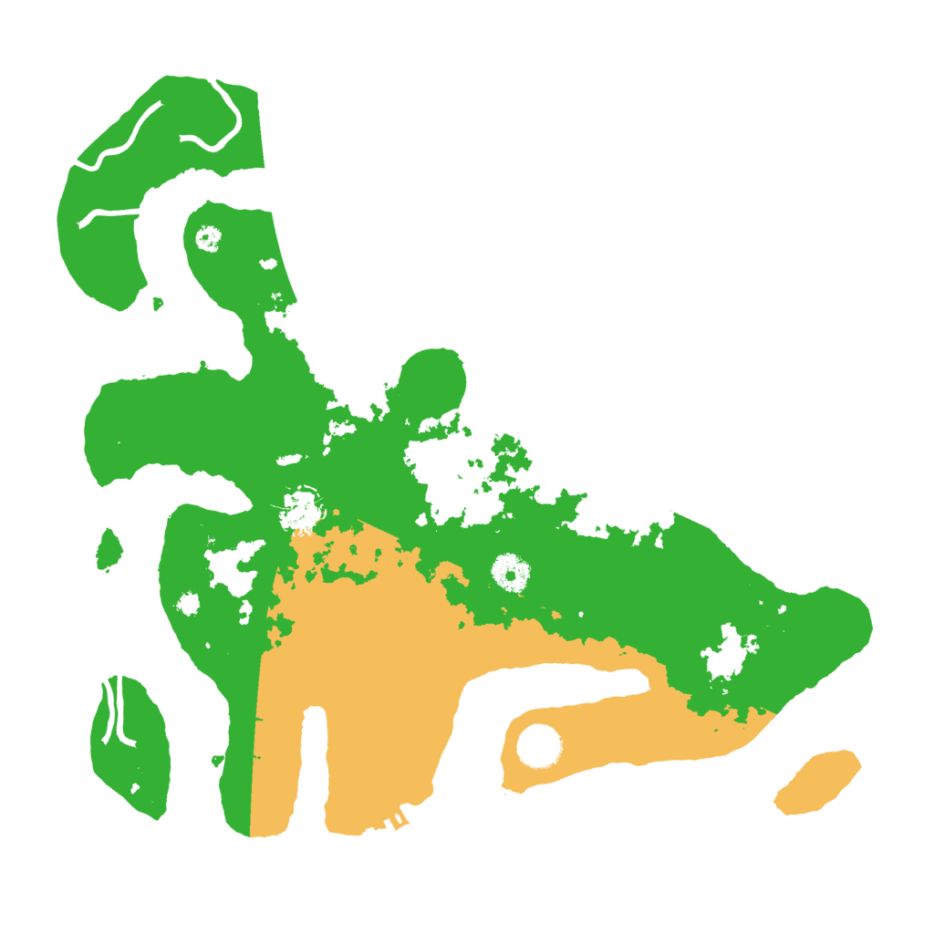 Biome Rust Map: Procedural Map, Size: 3700, Seed: 3177293