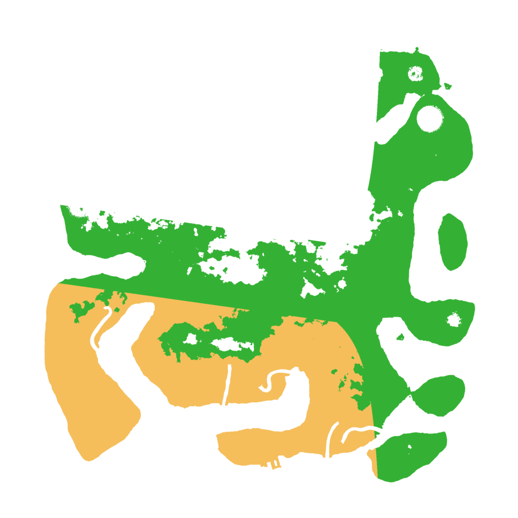 Biome Rust Map: Procedural Map, Size: 3500, Seed: 2039645