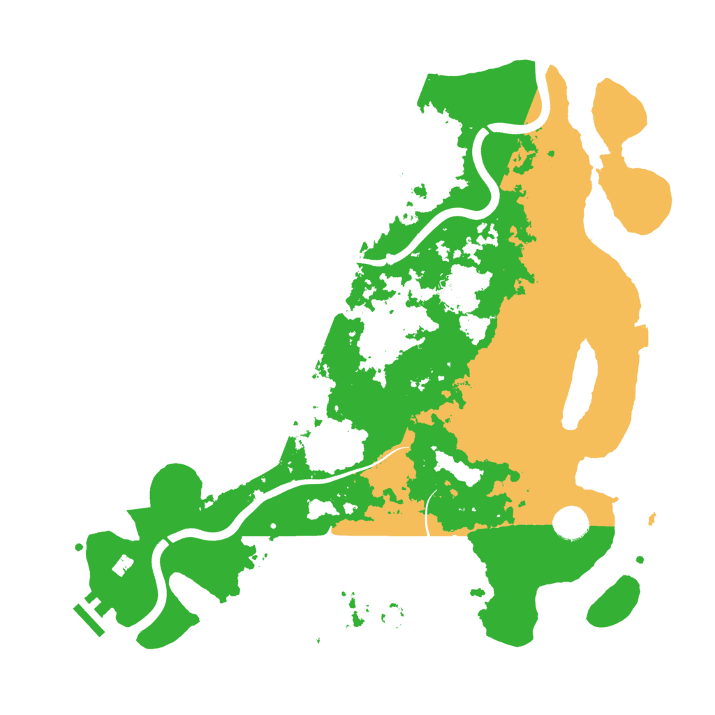 Biome Rust Map: Procedural Map, Size: 3700, Seed: 4902537