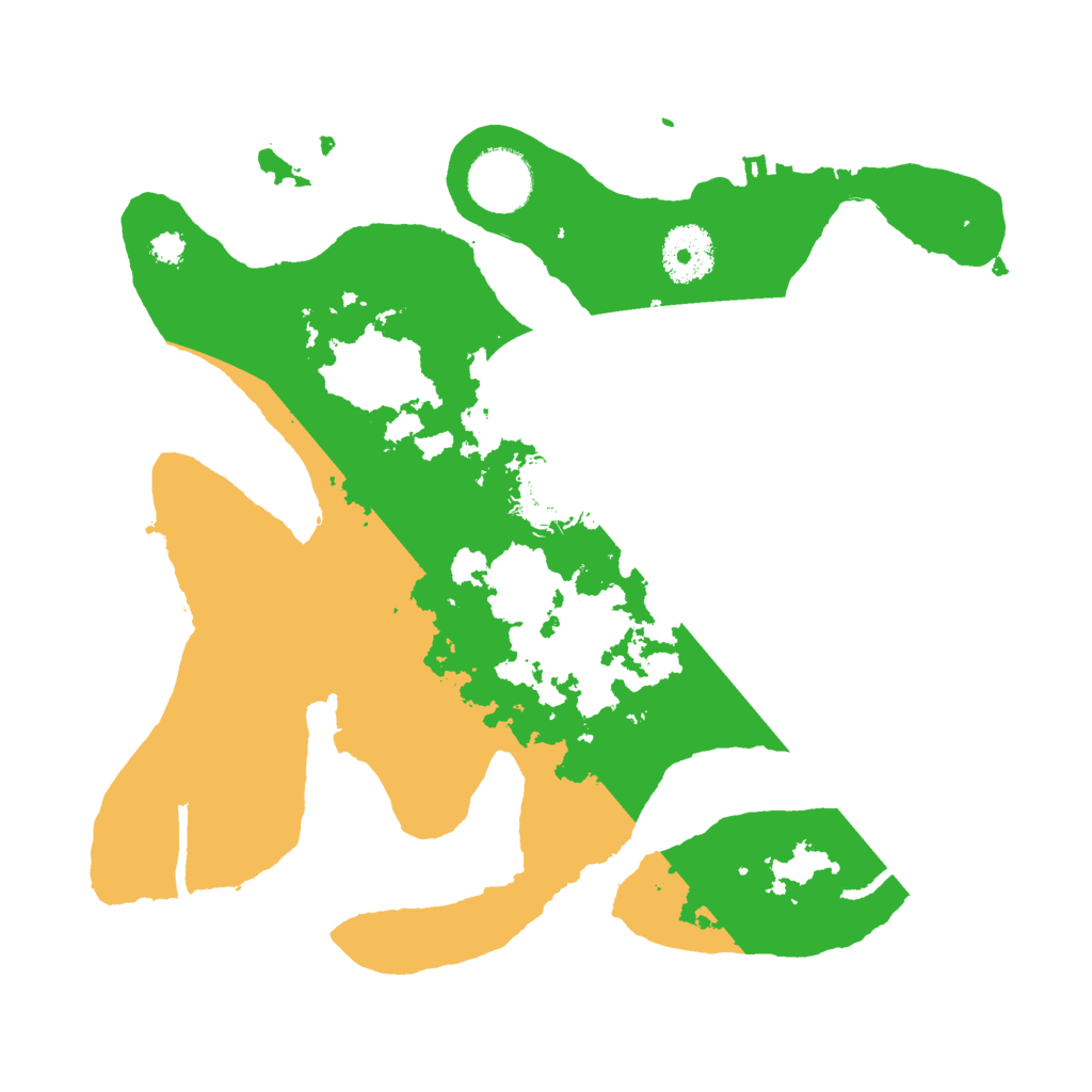 Biome Rust Map: Procedural Map, Size: 3000, Seed: 184545