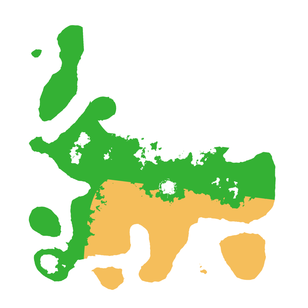 Biome Rust Map: Barren, Size: 3500, Seed: 1552206298