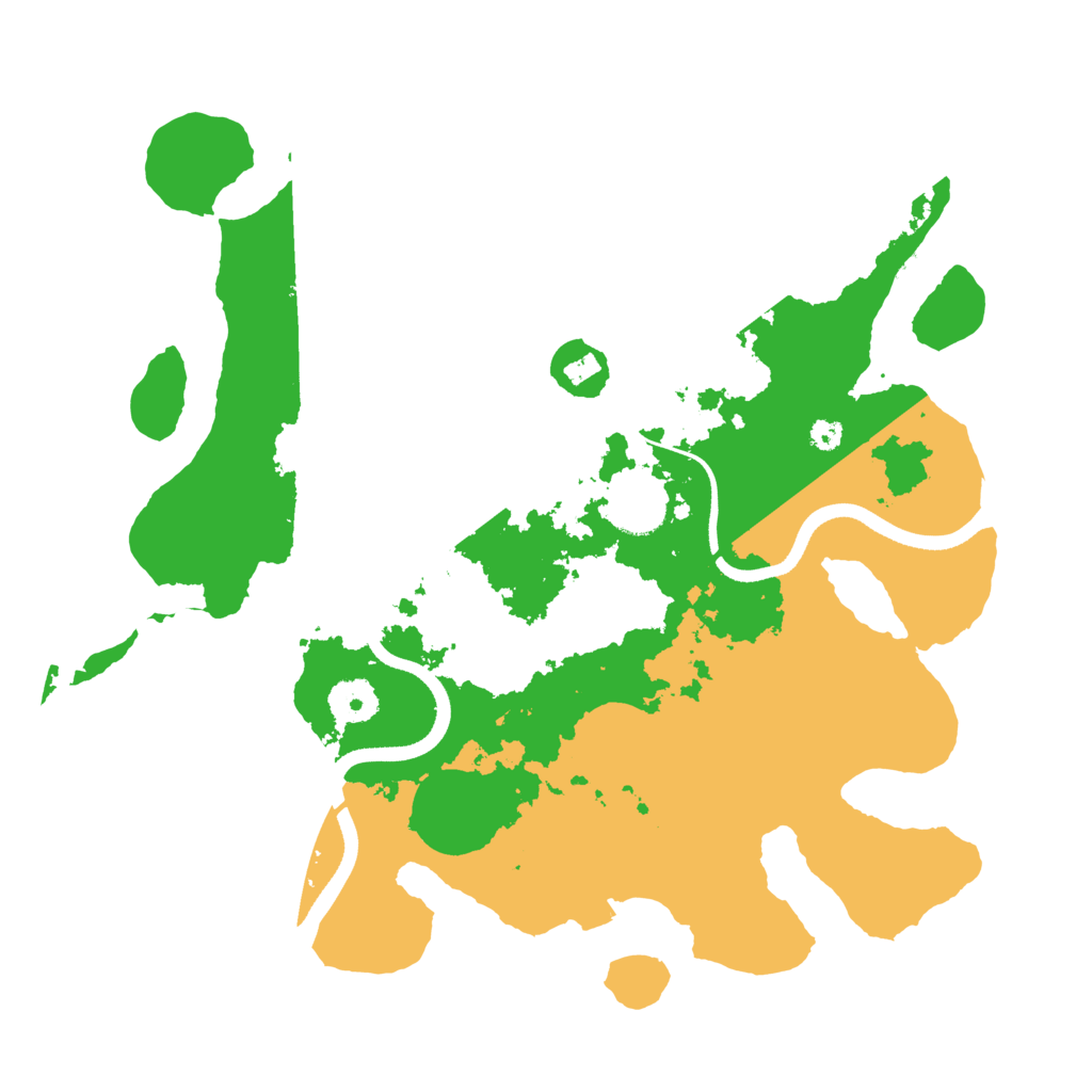 Biome Rust Map: Procedural Map, Size: 3500, Seed: 756868