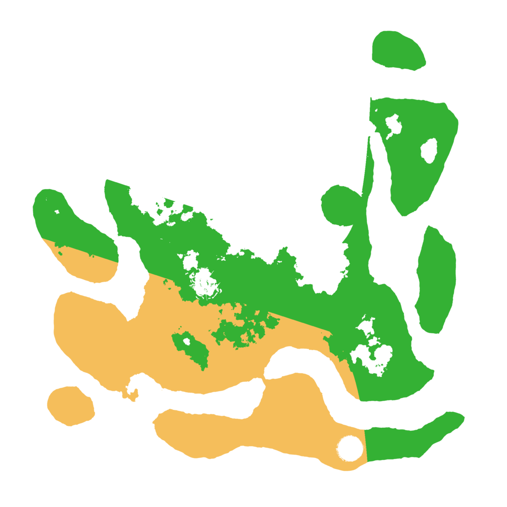 Biome Rust Map: Barren, Size: 3500, Seed: 680326